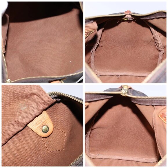 LOUIS VUITTON Monogram Speedy 30 Hand Bag M41526 LV Auth 135166 - Picture 15 of 16